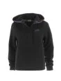 EA7 Emporio Armani Donna Felpa Garzata Mezza Zip Cappuccio Logato EA7