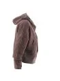 EA7 Emporio Armani Felpa Felpata Crop Full Zip Cappuccio Donna 