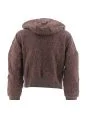 EA7 Emporio Armani Felpa Felpata Crop Full Zip Cappuccio Donna 