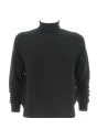 A|X Armani Exchange Maglia Uomo in Cotone Nera a Collo Alto