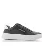 Armani Exchange Uomo Scarpe Nero/Bianco in Pelle Con Logo AX