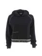 EA7 Emporio Armani Donna Felpa Crop Garzata con Capp Chiuso Natural Ventus