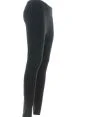 EA7 Emporio Armani Donna Pantalone Leggings Tinta Unita Nero Logo EA7 con Strass Elasticizzato
