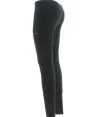 EA7 Emporio Armani Donna Pantalone Leggings Tinta Unita Nero Logo EA7 con Strass Elasticizzato