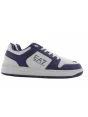 Scarpe Tennis EA7 Emporio Armani Uomo in Pelle Bianco/Blu