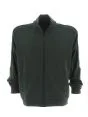 A|X Armani Exchange Felpa Uomo Garzata Full Zip Con Stripe AX sulle Maniche