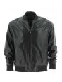 Giubbotto Bomber A|X Armani Exchange Uomo in Ecopelle Nero