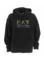 Felpa Capp Chiuso Felpata EA7 Emporio Armani Donna Tinta Unita