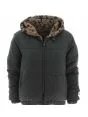 Giacca Bomber Orsetto Doubleface EA7 Emporio Armani Donna Marrone/Nero