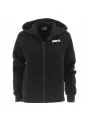 Felpa Natural Ventus Full Zip Cappuccio EA7 Emporio Armani Donna Nera