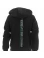 Felpa Natural Ventus Full Zip Cappuccio EA7 Emporio Armani Donna Nera