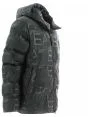 Giacca Uomo Cappuccio Multi Logo EA7 Emporio Armani Nera