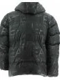 Giacca Uomo Cappuccio Multi Logo EA7 Emporio Armani Nera