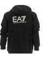 Felpa Felpata Cappuccio Full Zip EA7 Emporio Armani Uomo Tasche a Marsupio