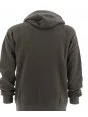 Felpa Felpata Cappuccio Full Zip EA7 Emporio Armani Uomo con Tape Armani