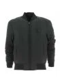 Giacca Bomber Ecopelle Doubleface A|X Armani Exchange Uomo Tinta Unita Nero