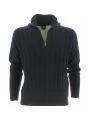 Pullover Lana/Cotone Collo Alto Mezza Zip A|X Armani Exchange Uomo