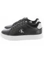 Scarpe Classic Cupsole Laceup Leather Calvin Klein Uomo Nero/Bianco