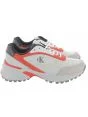 Scarpe Hike Runner Mesch Mix Calvin Klein Uomo Bianco/Rossa/Nera/Grigio
