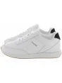 Scarpe Retro Runner Leather Tape Calvin Klein Uomo Bianco/Nero