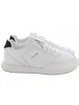 Scarpe Retro Runner Leather Tape Calvin Klein Uomo Bianco/Nero