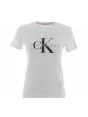 T Shirt Calvin Klein Donna Manica Corta Girocollo Logo CK