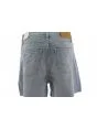 Short Jeans Calvin Klein Donna Stone Washed Light Blue Effetto Distressed