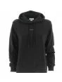 Felpa Garzata Calvin Klein Donna Cappuccio Chiuso Tinta Unita