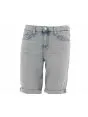 Bermuda Jeans Calvin Klein Uomo Slim Short Stone Wash Light Blu