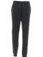 Pantalone in Felpa Garzata A|X Armani Exchange Donna Tinta Unita Nero Logo AX con Strass