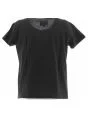 T Shirt Manica Corta Girocollo A|X Armani Exchange Donna con Logo AX in Strass