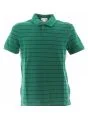 Polo con Righe Manica Corta Calvin Klein Uomo Piquet Classic Fit