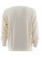 Maglia Pullover Cotone Calvin Klein Uomo Girocollo Tinta Unita a Nido D'Ape