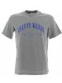 T Shirt Uomo Manica Corta Girocollo Calvin Klein Logo Calvin Klein Ricamato