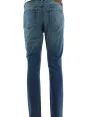 Pantalone Jeans Mid Rise Skinny Calvin Klein Donna Stone Wash Blu