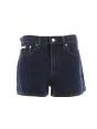 Calvin Klein Pantaloncini Jeans Donna Blu Stone Wash Archive Mini Short