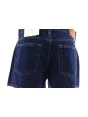 Calvin Klein Pantaloncini Jeans Donna Blu Stone Wash Archive Mini Short