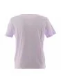 T Shirt Manica Corta Calvin Klein Donna Girocollo Tinta Unita con Logo CK Glitterato