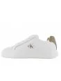 Scarpe Chunky Cupsule Calvin Klein Uomo in Pelle Bianco/Marrone
