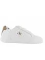 Scarpe Chunky Cupsule Calvin Klein Uomo in Pelle Bianco/Marrone