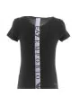 EA7 Emporio Armani Donna T Shirt Natural Ventus7 Manica Corta Girocollo con Applicazione Logata EA7