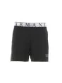 EA7 Emporio Armani Donna Short Natural Ventus7 Tinta Unita con Elastico a Contrasto