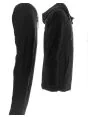 EA7 Emporio Armani Tuta Felpa Uomo Garzata Full Zip Cappuccio con Pantalone Largo