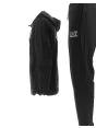 EA7 Emporio Armani Tuta Felpa Uomo Garzata Full Zip Cappuccio con Pantalone Largo