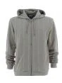 Felpa Garzata Cappuccio Full Zip Multi Logo EA7 Emporio Armani Uomo