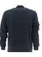 Felpa Garzata Full Zip con Banda Logata EA7 EA7 Emporio Armani Uomo Tinta Unita