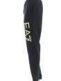 Pantalone in Felpa Garzata EA7 Emporio Armani Uomo Tinta Unita con Grande Logo EA7