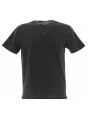 T Shirt Nera Manica Corta Girocollo A|X Armani Exchange Uomo Tessuto Multi Logo AX