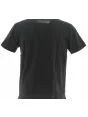 T Shirt Nera Manica Corta Girocollo A|X Armani Exchange Uomo Tessuto Multi Logo AX
