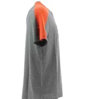 EA7 Emporio Armani Uomo T Shirt Grigio/Arancione Manica Corta Girocollo